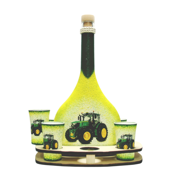 Gazdáknak ajánljuk - John Deere Traktoros italszett