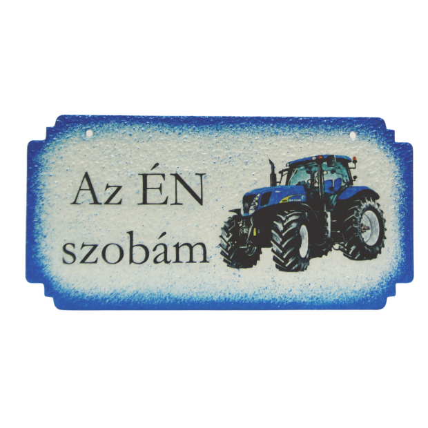 ÉN SZOBÁM ajtó tábla - New Holland traktorral